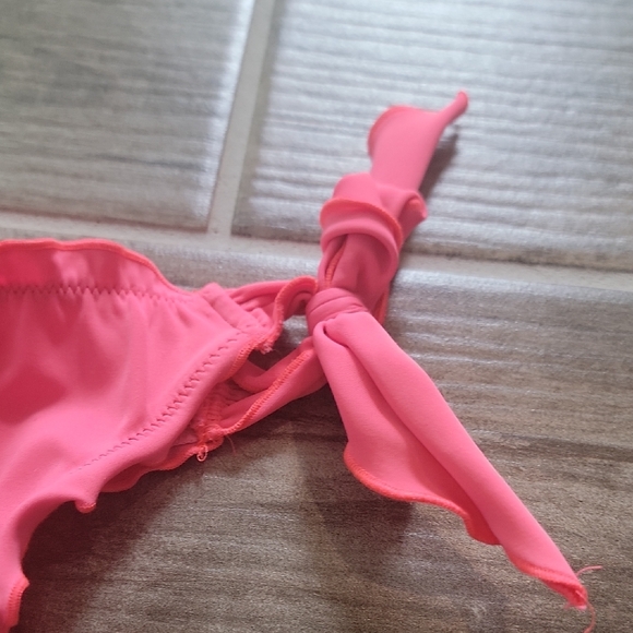 Pink Ruffled Bikini Bottom - Picture 5 of 8